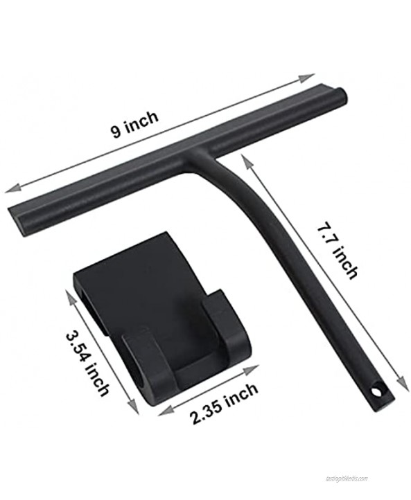JSMASTER Squeegee for Shower Bathroom Glass Silicone Squeegee for Glass Shower Door ,Bathroom,Window and Car Glass 9 Squeegee