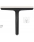 MIMIVIVA Shower Squeegee 9-Inch Matte Black Squeegee with Hook Multi-Purpose Silicone Squeegee Suitable for Bathroom Shower Door Mirror Tile and Car Window