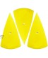 SYTASOO 3PCS Contour Squeegee for Vinyl Wraps & Decals Scraper Triangle Pointed Sharp Bubble Scraper Corner Reach Tools Fine-Edge Detailer Hand Tool Heart-Shaped