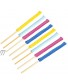 Azure Zone Pack of 8 Microfiber Stick Duster Fiber Detail Dusters for Cleaning Car Home