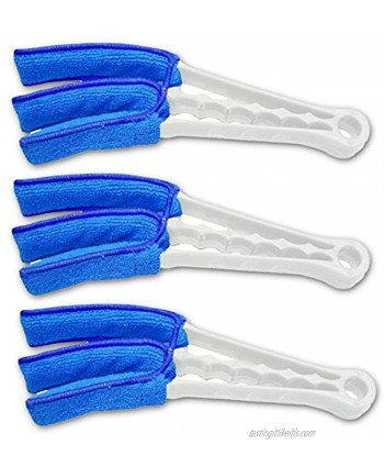 Crenstone Blinds and Ceiling Fan Duster Set Pack of 3 Microfiber Cleaners for Ceiling Fans Window Blinds and Shutters