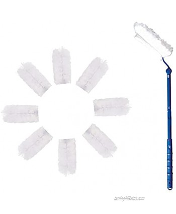 JINYUDOME Dusters Refills for Cleaning Disposable Cleaning Dusters Hand Duster Refills 20 Pack Refills with Long Handle