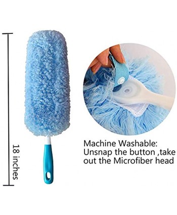 Sunroom 2PCS Microfiber Washable Duster Removeable for Cleaning