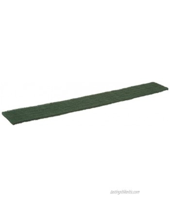 Glit 20966 TN Polyester Blend Green 94-A Medium Duty Scouring Pad Synthetic Blend Resin 25" Length x 4" Width 2 Packs of 12