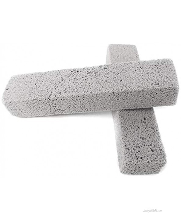 Honbay 3PCS Pumice Stone Toilet Clean Brush Scouring Pad Pumice Stick for Cleaning Toilet Bathroom Kitchen Sink and Grill 5.9