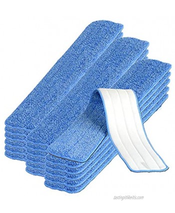 Bulk 36" Large Microfiber Wet Mop Pad Wholesale 18 Pack