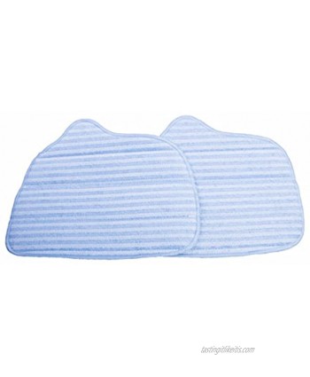 LTWHOME Microfibre Steamfast Mop Pad Fit for Steamfast SF-140 SF-141 SF-142 SF-145F Pack of 2