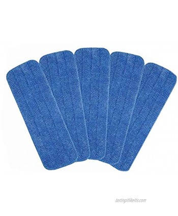 Microfiber Mop Head Microfiber Spray Mop Replacement Heads Floor Cleaning Pads for Wet Dry Mops Reusable Replacement Refills Compatible 14 * 42cm 5.5 * 16.5in 6 Pack