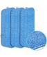Microfiber Spray Mop Replacement Heads for Wet Dry Mops Flat Replacement Heads Reusable Mop Pads Compatible with Bona Floor Care System Blue