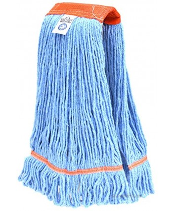 NINE FORTY USA Floor Cleaning Wet Mop Head Refill | Replacement – Janitorial Heavy Duty Industrial | Commercial Yarn 1 Pack Medium