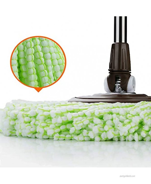 oshang Replacement Mop Pads Microfiber Cleaning Pads for Oshang Spin Mop Set of 2