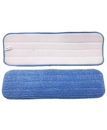 Set of 8 Microfiber Spray Mop Replacement Heads for Wet Dry Mops Reusable Replacement Refills Fits for Floor Care System Blue