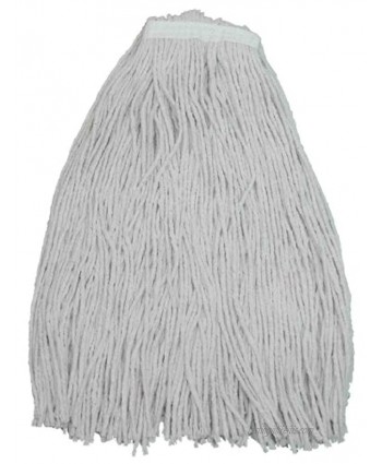 Zephyr 10720 Wipeup 8-Ply Cotton 20oz Cut End Wet Mop Head with 1-1 4" Regular Headband Pack of 12