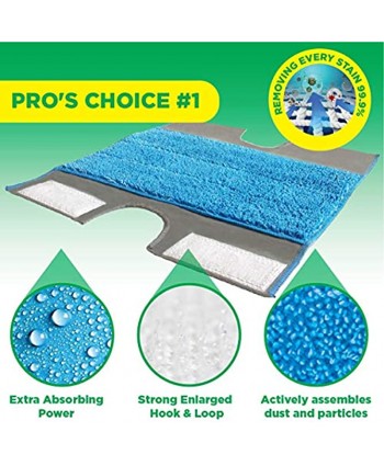 Microfiber Mop Pads Compatible with Swiffer Sweeper 2-Pack