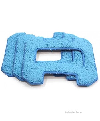 Spare cleaning cloths for dry cleaning made of microfiber HOBOT-268 288 Blue set of 3 pieces