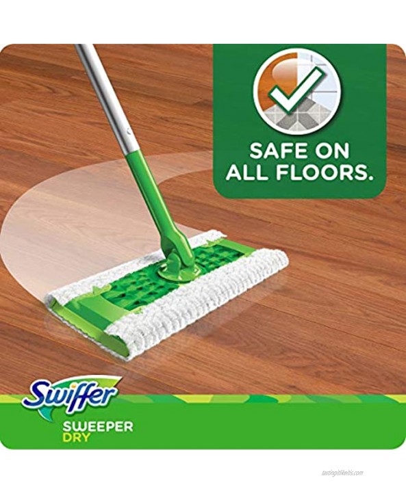 Swiffer Sweeper Dry Sweeping Pad Multi Surface Refills for Dusters Floor Mop with Febreze Lavender 32 count