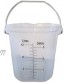 3 Gallon Measuring Bucket Versatile 3 Gal Bucket Can Be Used As Water Bucket or Mop Bucket Durable and Accurate Cleaning Bucket With Handle