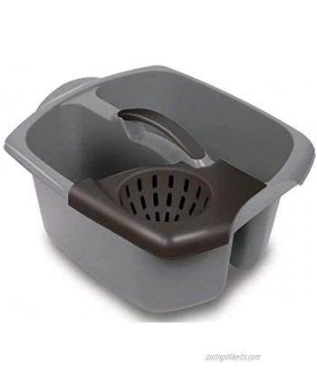 Addis 508862 Double Bucket and Wringer in Graphite