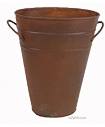 Craft Outlet Oval Bucket 9.5-Inch Rust