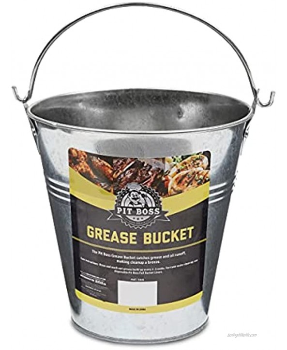 Pit Boss Grease Bucket Plus 6 Pack Foil Liners