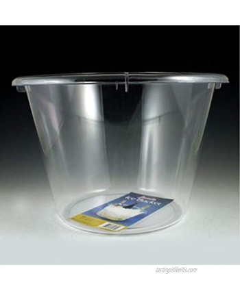 Plastic Ice Bucket 12 Qt. | Clear | 1 Pc.