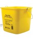 San Jamar KP196KCYL Kleen-Pail Commercial Cleaning Bucket 6 Quart Yellow