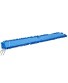 Impact LFCB48 Fringe Dry Dust Mop Microfiber Pad Canvas Back 48" Length Gray Blue 3 Bags of 12