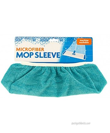 Kole Imports HW73 Microfiber Mop Sleeve Ideal for Cleaning Floors Absorbent Microfiber Bonnet Elastic Top to Attach to Mops Machine Washable Comes in Assorted Colors