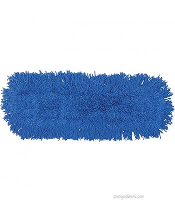 Rubbermaid Commercial Twisted Loop Synthetic-Dust Mop 36-Inch Length x 5-Inch Width Blue FGJ35500BL00