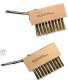 Moss Removal Deck Crevice Tool- Grout Brush Cleaner Wire Brush with Scraper Decking Cleaner Remover for Cracks. Paver Cleaning for Bricks Flagstone Concrete Pavements,Hoe