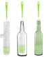 TISSA Long Bottle Cleaning Brush 18" Extra Long x 2.17" Extra Wide Brush for Washing Beer Wine Brewing Bottles Decanter Thermos Carafe Water Bottle Brush Washer1 Piece