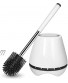 Toilet Brush and Holder Silicone Toilet Bowl Brush 304 Stainless Steel Brush Handle Bathroom Cleaning Bowl Brush Kit with Tweezers Sturdy Cleaning Toilet Brush