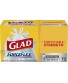 Glad ForceFlex Tall Kitchen Quick-Tie Trash Bags Unscented 13 Gal 72 Ct Package May Vary