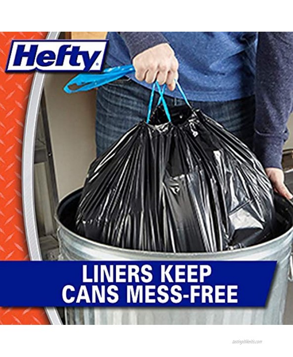 Hefty Strong Large Trash Bags 33 Gallon 48 Count Pack of 3 144 Total
