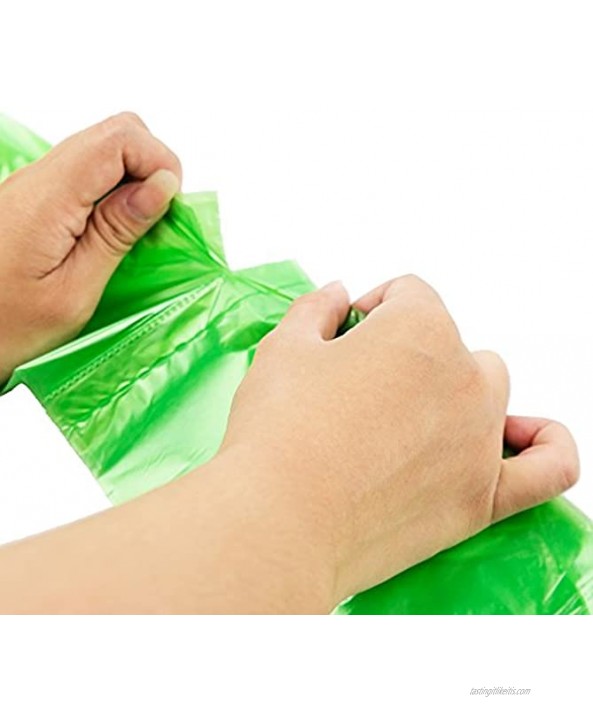 Kekow 1.2 Gallon Small Trash Bags Green 125 Counts