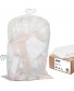 "Plasticplace 42 Gallon Contractor Trash Bags │ 4.0 Mil │Clear Heavy Duty Garbage Bags │ 33"" x 48"" 50 Case" CON51C
