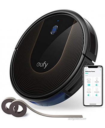 eufy by Anker BoostIQ RoboVac 30C Robot Vacuum Cleaner Wi-Fi Super-Thin 1500Pa Suction Boundary Strips Included Quiet Self-Charging Robotic Vacuum Cleans Hard Floors to Medium-Pile Carpets