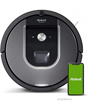 iRobot Roomba 960 Robot Vacuum- Wi-Fi Connected Mapping Works with Alexa Ideal for Pet Hair Carpets Hard Floors,Black