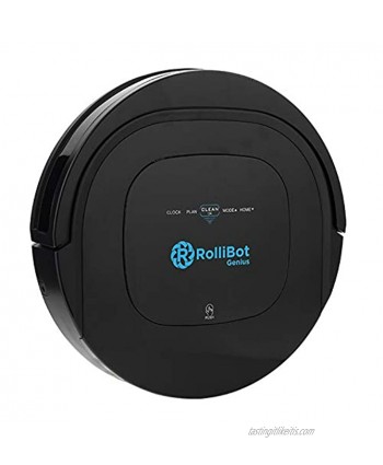 Rollibot Genius BL800 Robotic Vacuum Cleaner. Vacuums Sweeps and Wet Mops Hard Surfaces and Carpet.