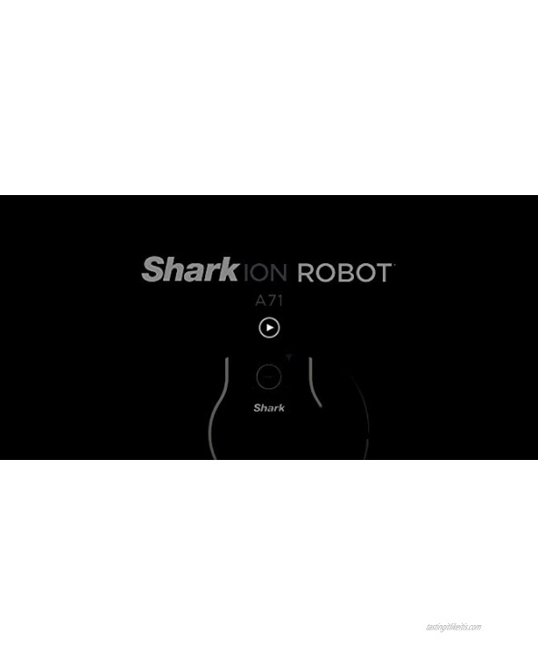 Shark ION Robot Vacuum AV751 Wi-Fi Connected 120min Runtime Works with Alexa Black