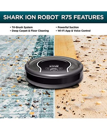 Shark Robotic Vacuum 0.45 Quarts Smoke