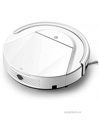 Small Robot Vacuum Cleaner Automatic Cleaning Robot Basic Robot Vacuum Cleaner for Hardwood Cement Floor Glazed Tile Single Room Double Room Apartment White…