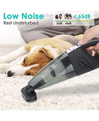 KOCASO Portable Handheld Vacuum Cleaner Automative Vacuum Cordless Rechargeable with High Power and Strong Suction Mini Lightweight Car Vacuum Cleaner Wet Dry for Dust,Car,Home Pet Hair