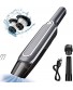 Portable Vacuum Cordless,High Power 9KPa Rechargeable Car Vacuum Cleaner Low Noise,6000mAh Li-ion Battery Quick Charge Long Life Mini Vacuum Cleaner Washable Home Car Pet Hair Cleaner