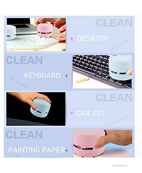 Rolin Roly Desktop Keyboard Vacuum Cleaner Table Dust Sweeper Mini Portable Crumb Sweeper Handheld Cordless for Home School Office no Battery Included