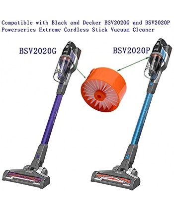 BSV2020G Filter 6 Pack Compatible with Black Decker BSV2020G and BSV2020P Powerseries Extreme Cordless Stick Vacuum Cleaner