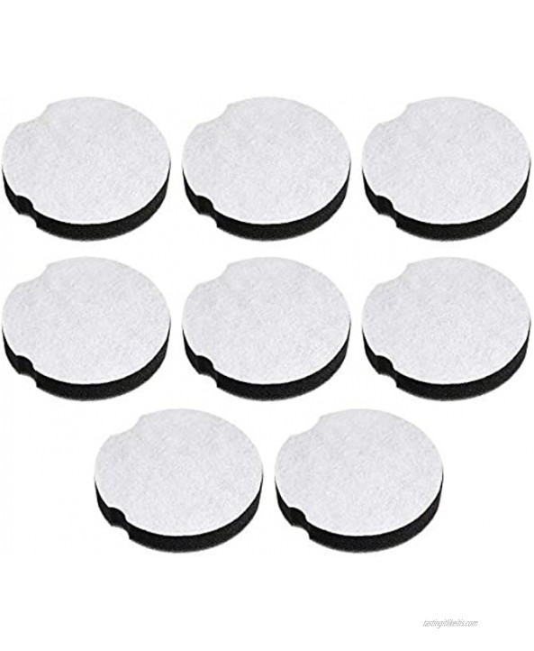 Cabiclean 8 Pack Upright Vacuum Filter Compatible with Bissell PowerForce Compact Lightweight Upright Vacuum Cleaner Fit for Part # 1604896 160-4896
