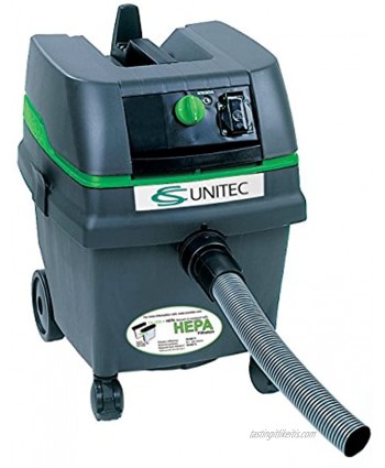 C.S. Unitec CS 1225 H 6.6 gal HEPA Wet Dry Industrial Vacuum Cleaner Green