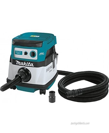 Makita XCV07ZX 18V X2 LXT Lithium-Ion Brushless Cordless 2.1 gallon HEPA Filter Dry Dust Extractor Vacuum Tool Only