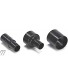 Shop-Vac 8011733 3-Piece Adapter Kit Poly Pro Plastic Construction 1 Coupling 2 Adapters 1-Set